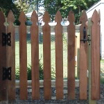 French Gothic Picket with Gate